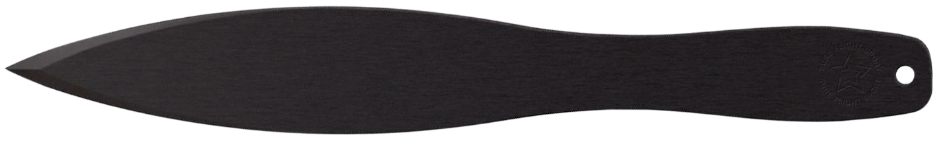 Cold Steel CS80STK12Z Sure Flight Sport 7.25" Fixed Spear Point Plain Black 1055 Carbon Steel Blade 4.75" Black Polypropylene Handle