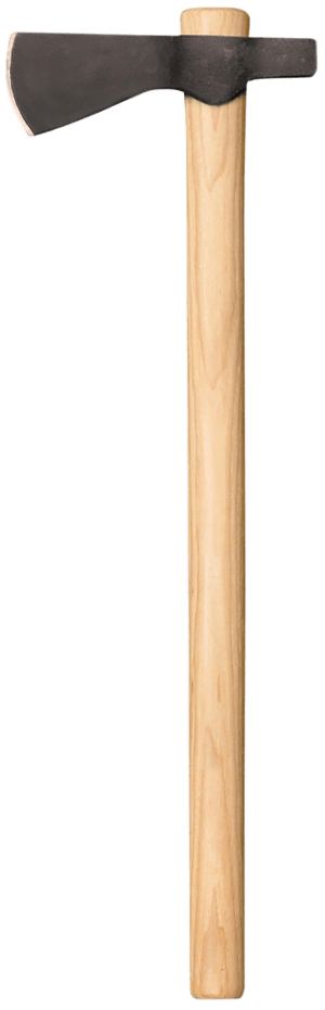 Cold Steel CS90TH Trail Hawk 2.25" Blade 1055 Carbon Steel Blade American Hickory Handle 22" Long Tomahawk w/Hammer