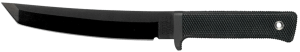 Cold Steel CS49LRT Recon 7" Fixed Tanto Plain Black Tuff-Ex Finish SK-5 Steel Blade/Black Kray-Ex Handle Includes Sheath
