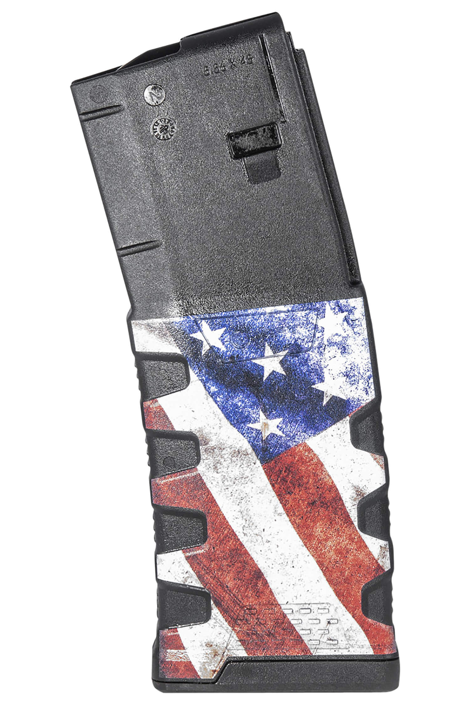 Mission First Tactical EXDPM556AFM1 Extreme Duty 30rd 223 Rem/5.56x45mm Fits AR-15/M4 Black w/American Flag M1 Polymer - Image 2
