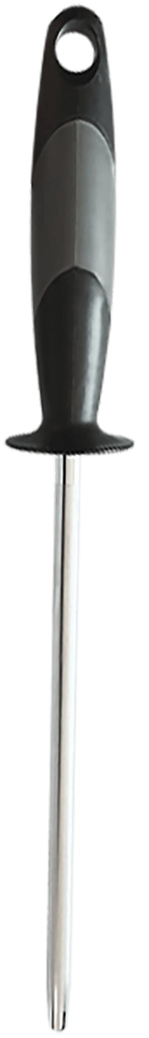 AccuSharp 034C Sharpening Steel 9" Diamond Steel Black Overmolded Rubber Handle Steel