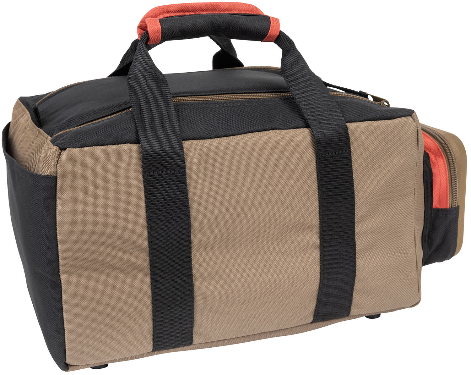 Allen 8305 Eliminator Rangemaster Tan Range Bag w/Pistol Rug Multiple Exterior Pockets Rigid Bottom w/Feet For Stability - Image 2