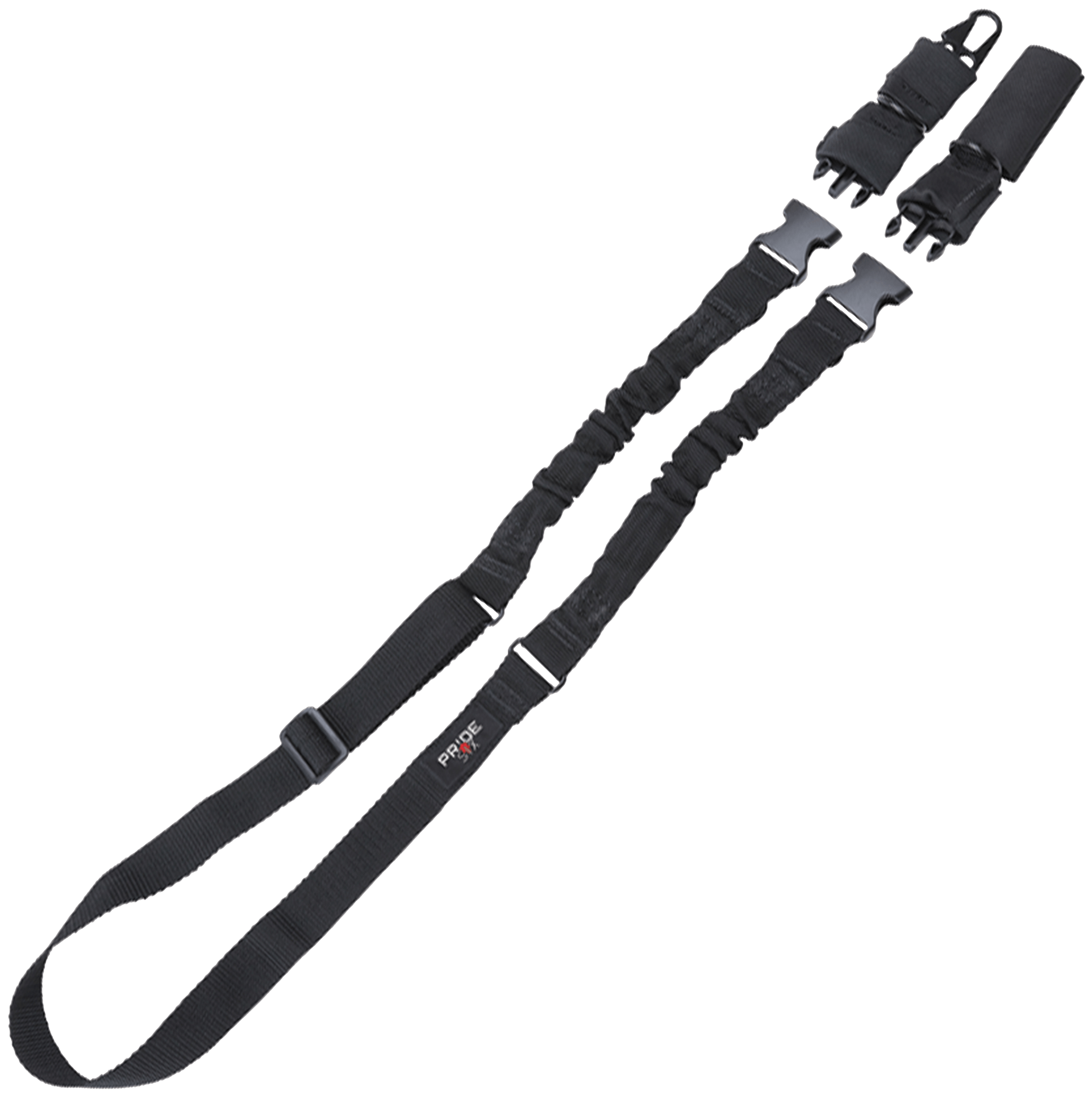 Tac Six 8911 Citadel Single & Double Point Sling Black Webbing with Snap Hook Attachment 50" Long for MSRs