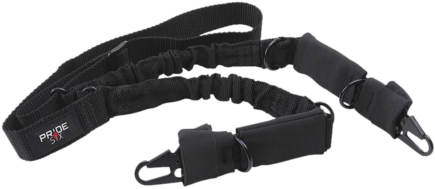 Tac Six 8911 Citadel Single & Double Point Sling Black Webbing with Snap Hook Attachment 50" Long for MSRs - Image 2