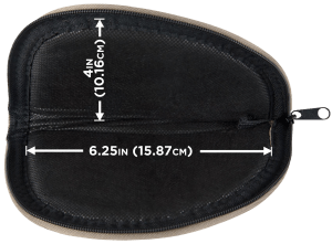 Allen 726 Pistol Case 6" Long Earth Tone Holds Handgun Endura