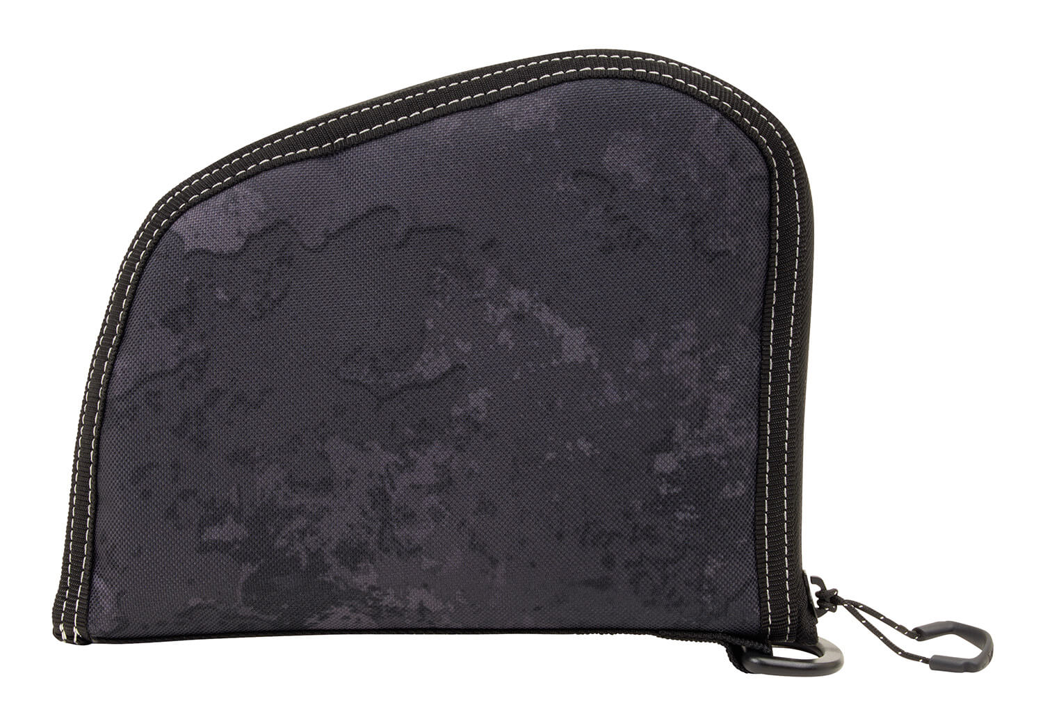 Girls With Guns 9078 Midnight Handgun Case 8" Black/Shade Blackout Camo Locking Zipper - Image 2