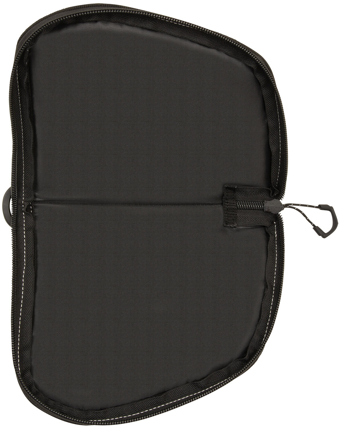 Girls With Guns 9078 Midnight Handgun Case 8" Black/Shade Blackout Camo Locking Zipper - Image 3