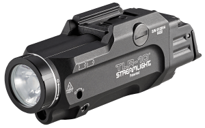 Streamlight 69470 TLR-10 Gun Light with Red Laser  Black Anodized 1 000 Lumens White LED