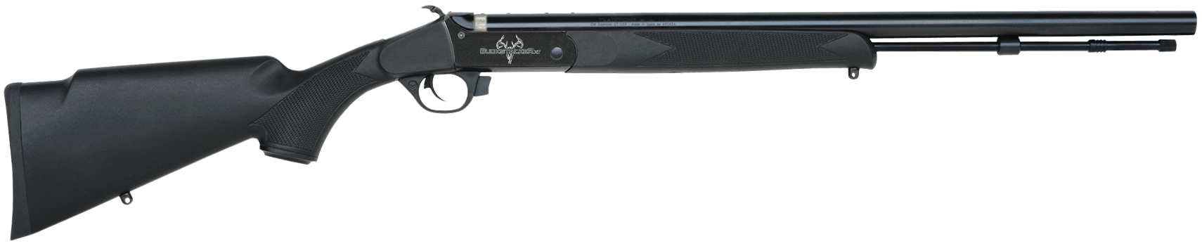 Traditions RY72000840 Buckstalker XT 50 Cal 209 Primer 24" Blued Rec/Barrel Black Synthetic Stock (Youth)