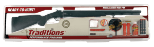 Traditions RC572000840 Buckstalker XT 50 Cal 209 Primer 24" Blued Barrel/Rec Black Synthetic Stock Redi-Pack