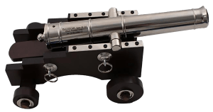 Traditions KCN8041 KIT Old Ironsides Mini Cannon 50 Cal 9" Silver Barrel Breech Action