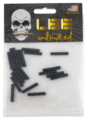 LBE Unlimited ARHTPN20K AR Parts Hammer/Trigger Pin 20 Pack AR-15 Black Steel