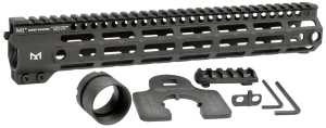 Midwest Industries MIG4M12625 Tactical G4M Handguard AR-15 Black Hardcoat Anodized Black 12.6" 6061-T6 Aluminum M-LOK