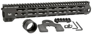 Midwest Industries MIG4M13375 Tactical G4M Handguard AR-15 Black Hardcoat Anodized Black 13.3" 6061-T6 Aluminum M-LOK