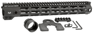 Midwest Industries MIG4M14 Tactical G4M Handguard AR-15 Black Hardcoat Anodized Black 14" 6061-T6 Aluminum M-LOK