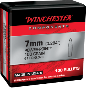 Winchester Ammo WB7PP150X Centerfire Rifle 7mm .284 150 gr Power Point 100rd Box