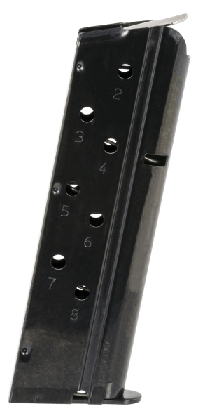 Mec-Gar MGCGOV40B Standard 8rd 40 S&W Fits 1911 Government Blued Carbon Steel