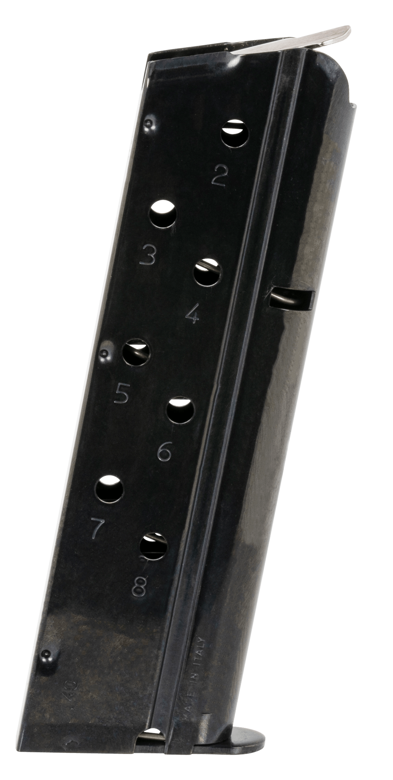 Mec-Gar MGCGOV40B Standard 8rd 40 S&W Fits 1911 Government Blued Carbon Steel