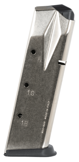 Mec-Gar MGP22815N Standard 15rd Extended 9mm Luger Fits Sig P228 Nickel Carbon Steel