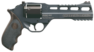 Chiappa Firearms 340314 Rhino 60DS Gen II 9mm Luger 6 Shot 6" Slate Cerakote Black Steel Vent Rib Barrel & Cylinder Slate Cerakote Aluminum Frame Black/Gray Finger Grooved Laminate Grip Exposed Hammer