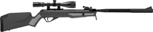 Crosman CMU7SXS Mag-Fire Ultra Nitrogen Piston 177 12rd Shot Black Black Fixed All Weather Stock Scope 3-9x40mm AO