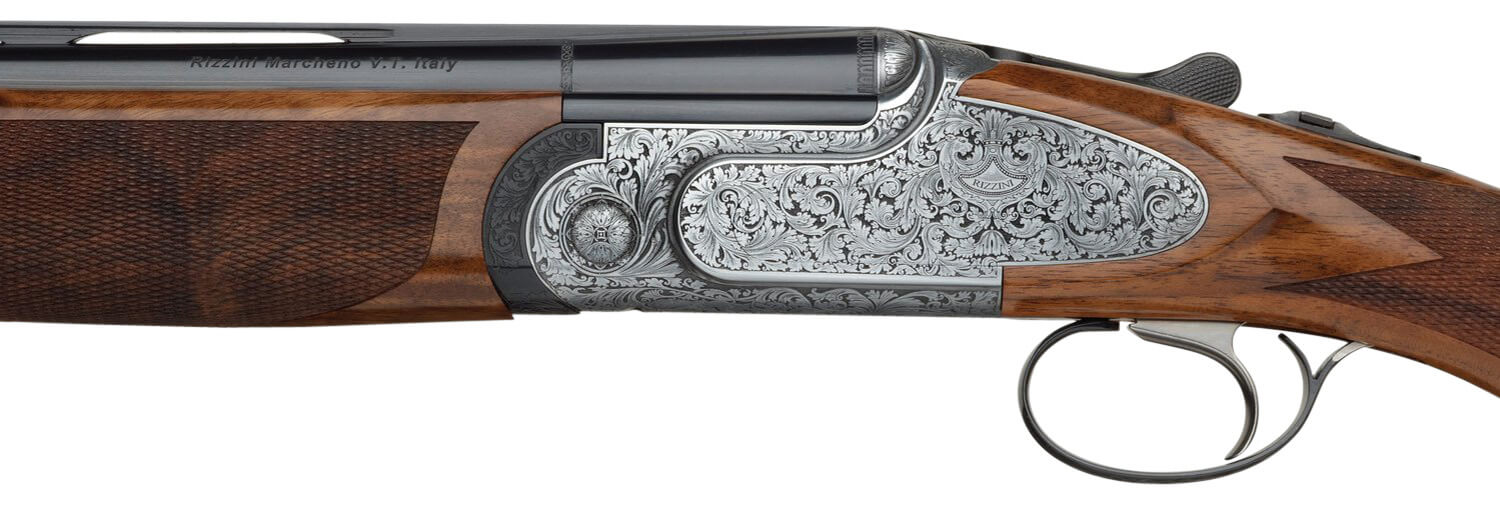 Rizzini USA 31012029 Artemis Field Full Size 20 Gauge Break Open 2.75" 2rd 29" Gloss Blued Vent Rib Barrel Coin Anodized Silver Engraved Steel Receiver Fixed w/Prince of Whales Grip Oiled Turkish Walnut Wood Stock - Image 2