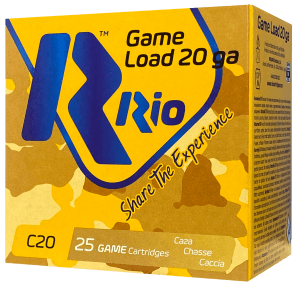 Rio Ammunition RC206 Game Load 20 Gauge 2.75" 1 oz 6 Shot 25rd Box
