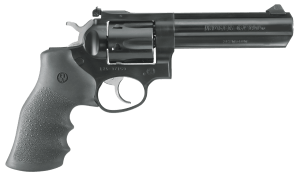 Ruger 1756 GP100 GunStuff Exclusive 357 Mag 6rd 5" Blued Full Lug Steel Barrel Blued Cylinder & Steel Frame Black Finger Groove Rubber Grip