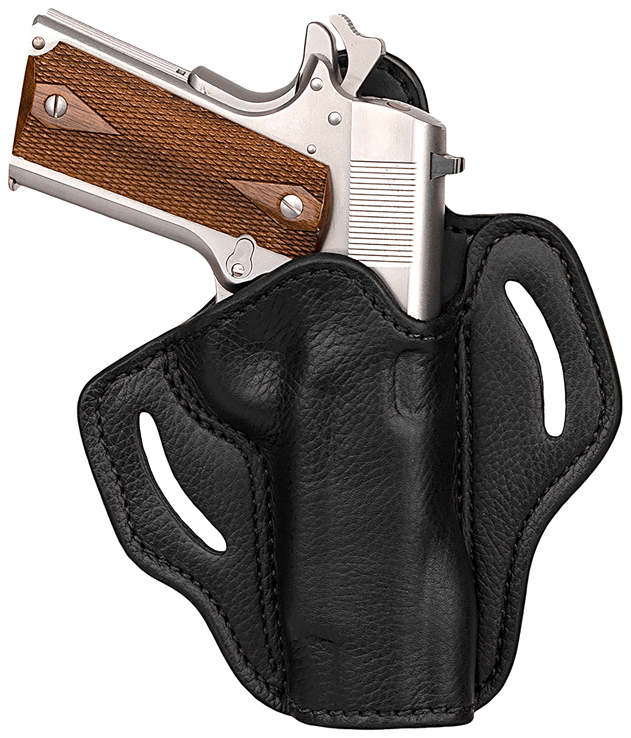 1791 Gunleather UCBH1NSBR Ultra Custom OWB Size 01 Night Sky Black Leather Belt Clip Fits 1911 Right Hand