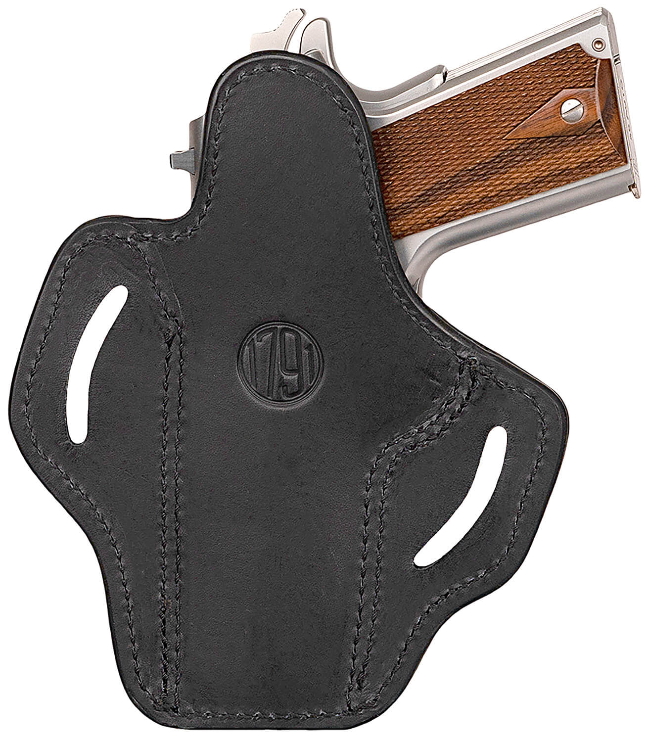1791 Gunleather UCBH1NSBR Ultra Custom OWB Size 01 Night Sky Black Leather Belt Clip Fits 1911 Right Hand - Image 2
