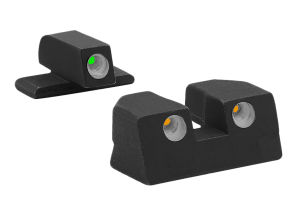 Meprolight USA 101103301 Tru-Dot Black | Green Tritium Front Sight Orange Tritium Rear Sight Set