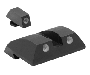 Meprolight USA 127403101 Tru-Dot Black | Green Tritium Front Sight Green Tritium Rear Sight Set