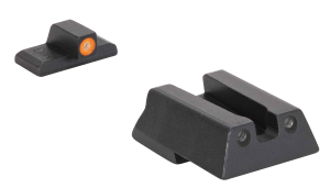 Meprolight USA 415453131 Hyper-Bright Black | Green Tritium with Orange Outline Front Sight Green Tritium with Black Outline Rear Sight Set