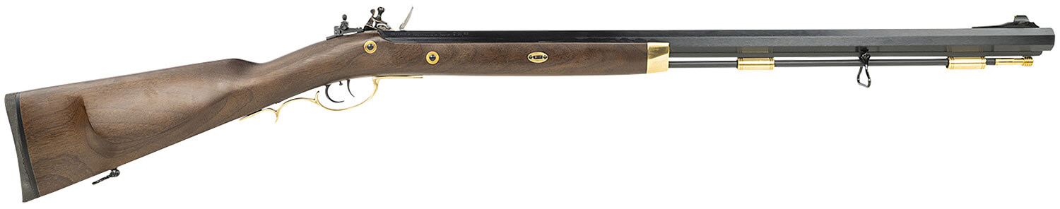 Taylors & Company 210112 Hawken Hunter 50 Cal Flintlock 28" Blued Octagon Barrel Color Case Hardened Rec Brass Accents Fixed Walnut Stock Double Set Trigger Adjustable Ghost Ring Sight Microcell Butt-Pad Left Hand - Image 2