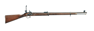 Taylors & Company 210034 Pedersoli Volunteer Target 451 Cal Percussion 33" Single Shot Barrel Browned Steel Receiver Fixed Checkered Walnut Stock