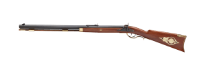 Taylors & Company 210109 Hawken Target 50 Cal Percussion 28" Blued Octagon Barrel Color Case Hardened Rec Brass Accents Fixed Walnut Stock Double Set Trigger Adjustable Buckhorn Sight Left Hand