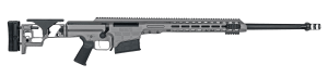 Barrett 18498 MRAD 6.5 Creedmoor 10+1 24" Fluted Barrel Tungsten Gray Cerakote Aluminum Receiver M1913 Picatinny Rail Gray Fixed Stock w/Adjustable Comb & LOP Geissele SSA Two-Stage Trigger Ambidextrous Safety & Magazine Release Optics Ready