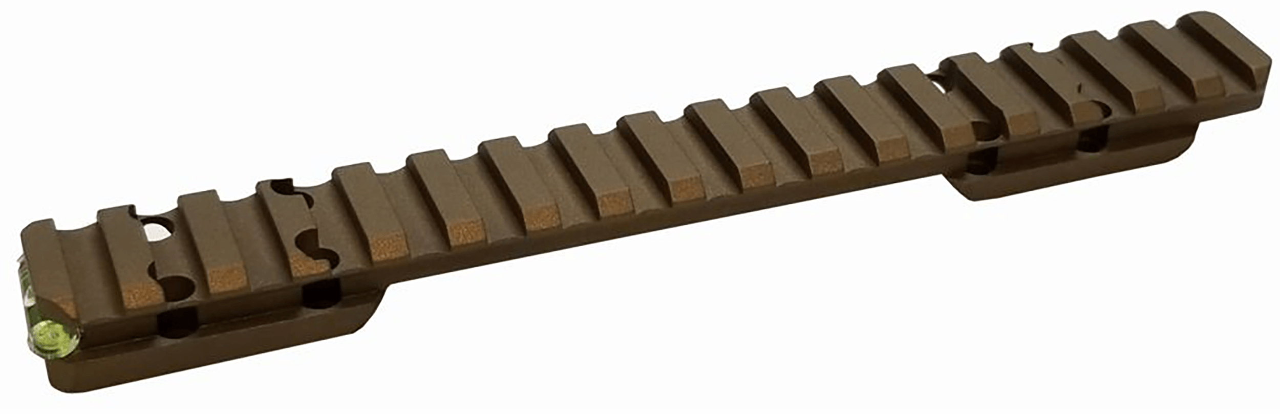 Talley PLMHC735AC Browning X-Bolt 20 MOA Picatinny Rail with Anti-Cant Indicator Smoked Bronze Long Action 20 MOA