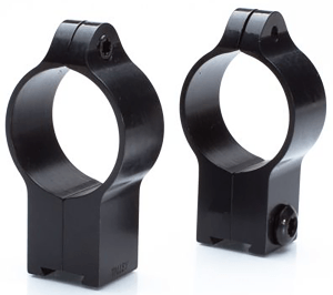 Talley 22CZRH Rimfire Rings Black CZ 452 European/455/457/512/513 1" High 0 MOA