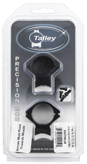 Talley 930700LM Remington 700 Scope Mount/Ring Combo Black Anodized 1" Low 20 MOA