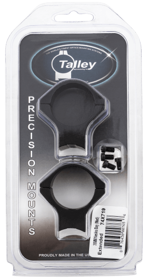 Talley 74X719 Savage Scope Mount/Ring Combo Black Anodized 30mm Medium Extended 0 MOA