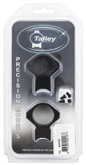 Talley 940793 Savage Scope Mount/Ring Combo Black Anodized 1" Medium 0 MOA