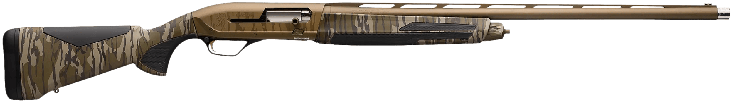 Browning 011743204 Maxus II Wicked Wing 12 Gauge 3.5" 4+1 28" Barrel Burnt Bronze Cerakote Metal Finish Mossy Oak Bottomland Stock with Overmolded Grip Panels