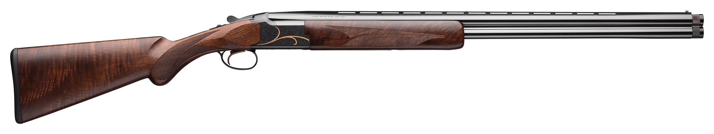 Browning 018117514 Citori Gran Lightning 16 Gauge 26" Barrel 2.75" 2rd Blued Barrels & Engraved Receiver With Gold Accents American Black Walnut Stock With Lightening Style Grip Receiver Sized For 16 Gauge