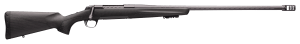 Browning 035543282 X-Bolt Pro Long Range 6.5 Creedmoor 4+1 26" Skip Fluted Heavy Barrel Recoil Hawg Muzzle Brake Spiral Fluted Bolt Carbon Gray Elite Cerakote Natural Carbon Fiber Stock