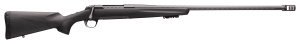Browning 035543299 X-Bolt Pro Long Range 6.8 Western 3+1 26" Skip Fluted Heavy Barrel Recoil Hawg Muzzle Brake Spiral Fluted Bolt Carbon Gray Elite Cerakote Natural Carbon Fiber Stock