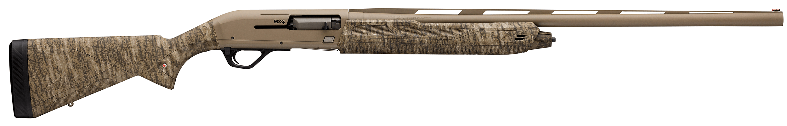 Winchester Repeating Arms 511233392 SX4 Hybrid Hunter 12 Gauge 3" 4+1 (2.75") 28" Vent Rib Steel Barrel Aluminum Alloy Receiver Flat Dark Earth Cerakote Rec/Barrel Mossy Oak Bottomland Stock & Forearm w/Textured Grip Panels & LOP Spacers