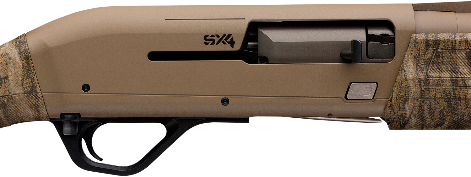 Winchester Repeating Arms 511233392 SX4 Hybrid Hunter 12 Gauge 3" 4+1 (2.75") 28" Vent Rib Steel Barrel Aluminum Alloy Receiver Flat Dark Earth Cerakote Rec/Barrel Mossy Oak Bottomland Stock & Forearm w/Textured Grip Panels & LOP Spacers - Image 3