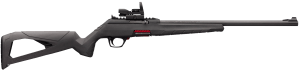 Winchester Repeating Arms 521104102 Wildcat Combo Full Size 22 LR 10+1 18" Matte Blued Sporter Barrel  Picatinny Rail Matte Black Polymer Receiver  Gray Synthetic Stock  Reflex Red Dot  Ambidextrous
