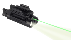 LaserMax SPSCG Green Spartan Light/Laser Black 120 Lumens White LED